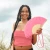 Hand fan Pink