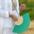 Hand fan Green