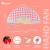 Hand Fan pink vichy