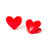 SET OF 6 BAG CLIPS - BAG CLIPS - HEART