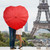 HEART-SHAPED UMBRELLA - I LOVE YOU UMBRELLA - RED - HEART