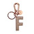 KEY RING - MY INITIAL - GOLD ROSE - F