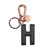 KEY RING - MY INITIAL - BLUE - H