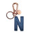 KEY RING - MY INITIAL - BLUE - N
