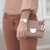 KEY RING - MY INITIAL - WHITE - U