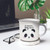 NEW BONE CHINA PORCELAIN MUG - CUP-PUCCINO - PANDA