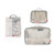 SET OF 3 TRAVEL BAGS - TRAVEL ORGANISER SET - TRAVEL