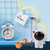 SET OF 9 ERASERS - SOLAR SYSTEM - SPACE