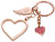 TROIKA KEYRING - LOVE IS IN THE AIR - ROSE GOLD