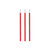 3 PCS  ERASABLE PEN REFILLS - ERASABLE PEN REFILLS - RED