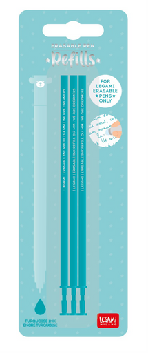 Flora Erasable Pen Set with Turquoise Refill