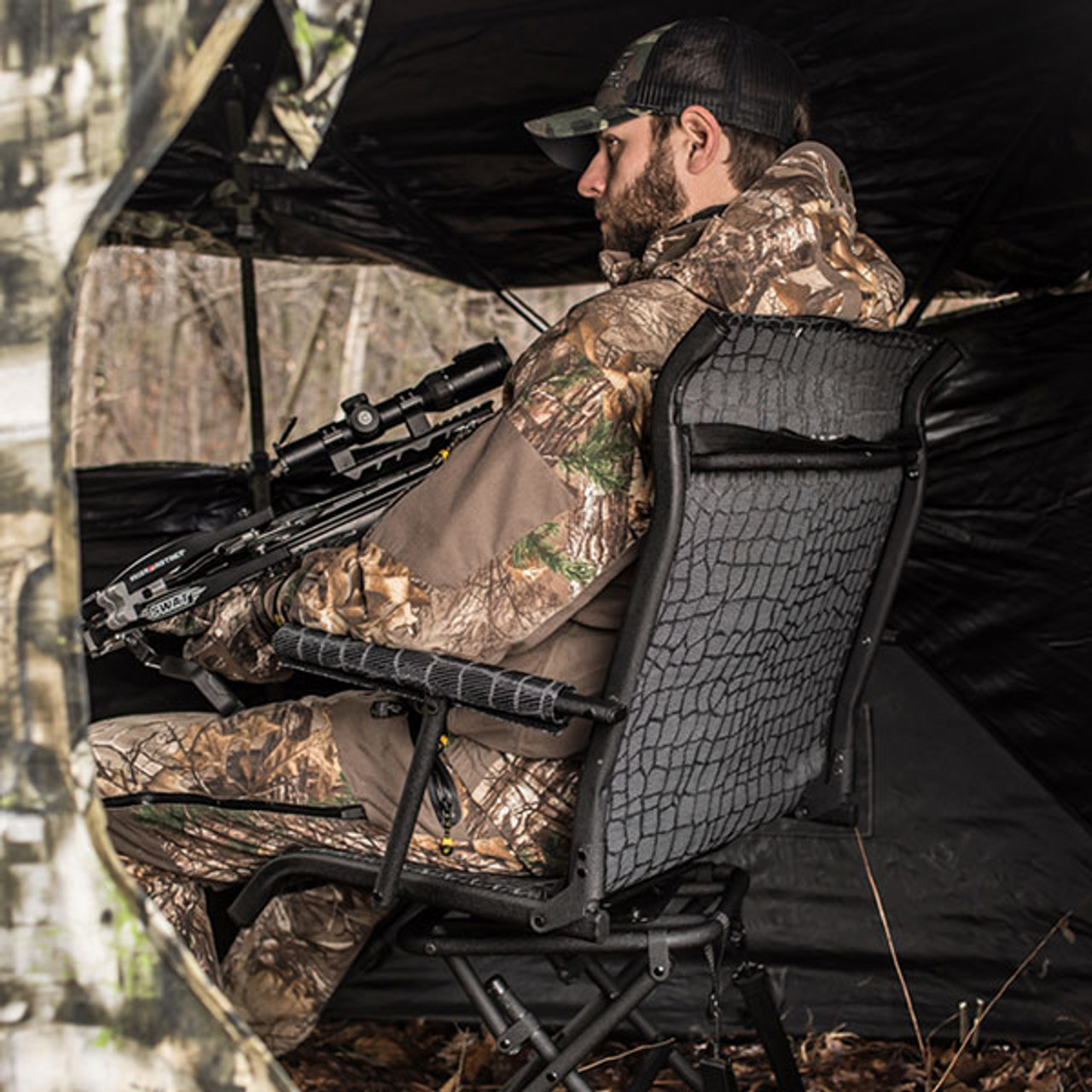 hawk stealth spin chair