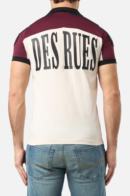T-Shirt Con Collo A Polo Butter