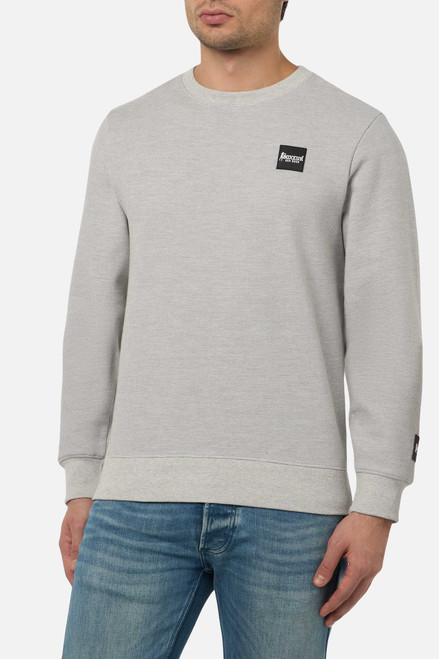 Felpa-Maglione Grigio Mélange Grey Mel
