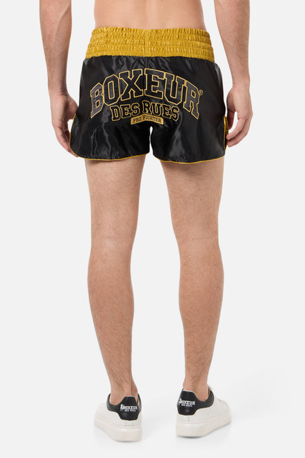 Pantaloncino Thai Nero E Oro - 1 Black-Gold Pantaloncino Thai Nero E Oro - 1 Black-Gold