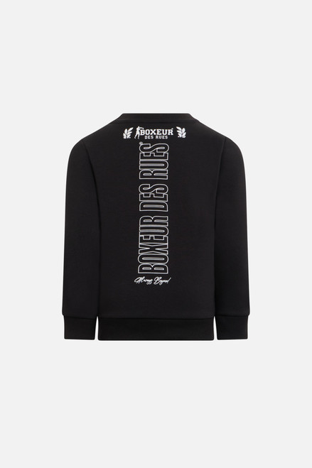 Felpa Nera Girocollo