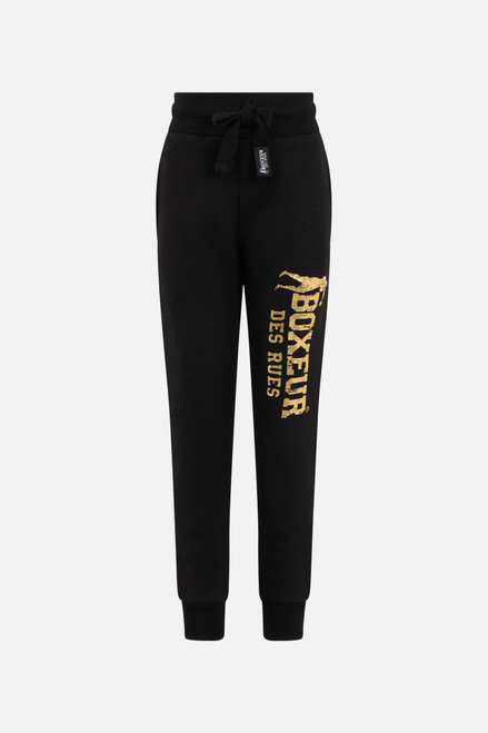 Pantalone Logo Nero Black-Gold Pantalone Logo Nero Black-Gold