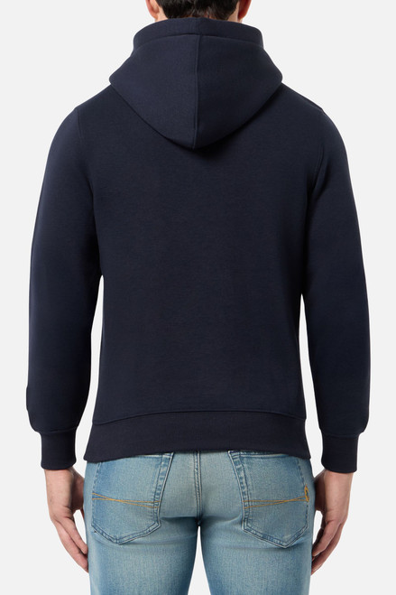 Felpa Con Cappuccio E Patch Midnight