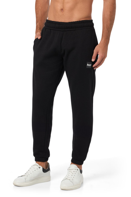 Pantalone Nero Lungo Da Uomo Con Patch Black