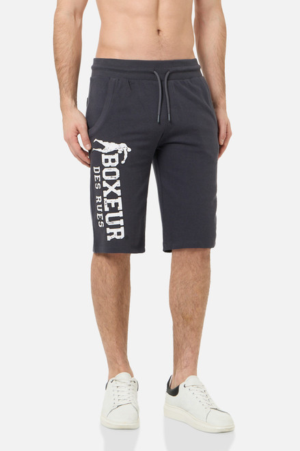 Pantaloncino Antracite Con Logo