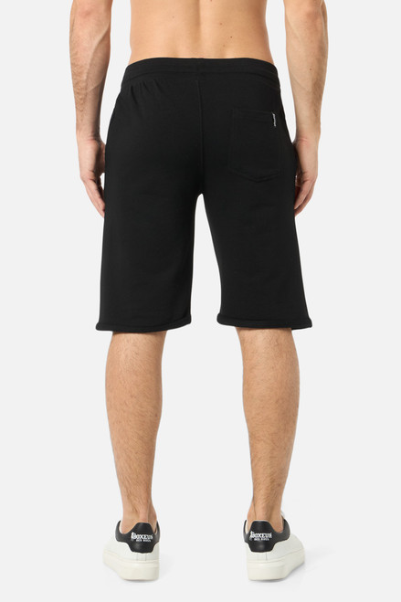 Pantaloncino Nero Con Logo Oro
