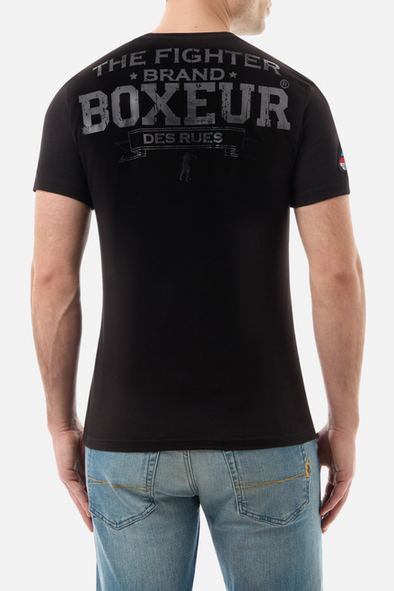 T-Shirt Iconica Black-Titanium