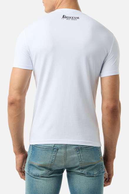 Nuova T-Shirt Logo Bianca E Oro