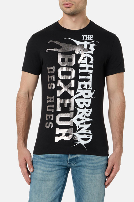 T-Shirt Vintage In Color Nero