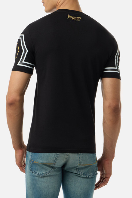 T-Shirt Nera Black-Gold