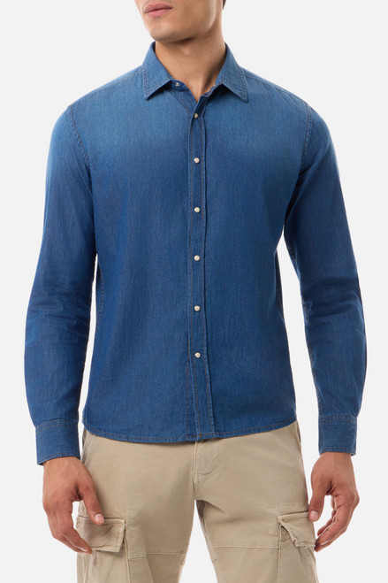 Camicia In Jeans Dark Indigo