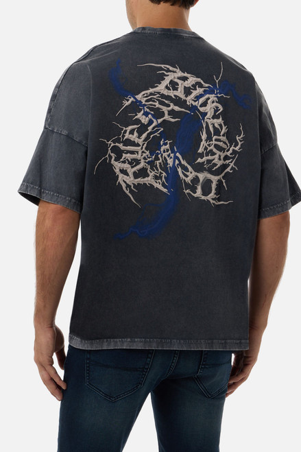 Over T-Shirt Anthracite Grunge