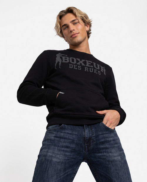 Felpa Girocollo Black
