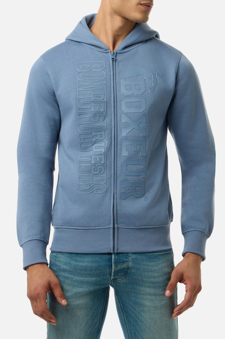Felpa Cappuccio Full Zip Nocturne Fade Logo