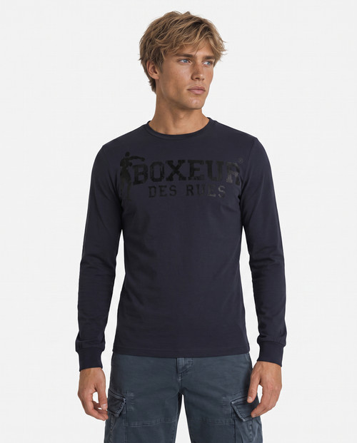 T-Shirt Iconica Manica Lunga Anthracite