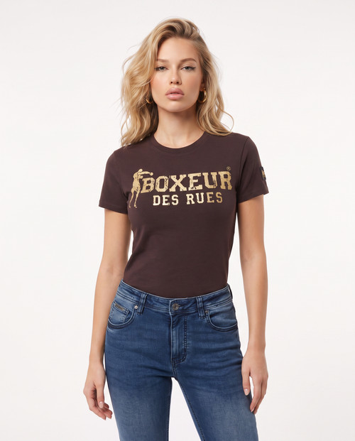 T-Shirt Iconica Chocolate Fondant