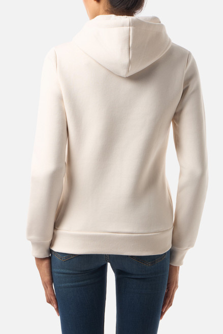 Felpa Warm Blank Con Cappuccio