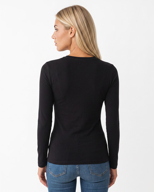 T-Shirt Manica Lunga Black