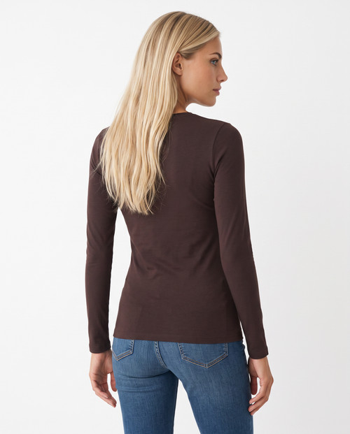 T-Shirt Manica Lunga Chocolate Fondant