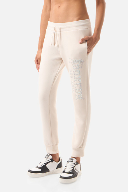 Pantalone Warm Blank Con Strass