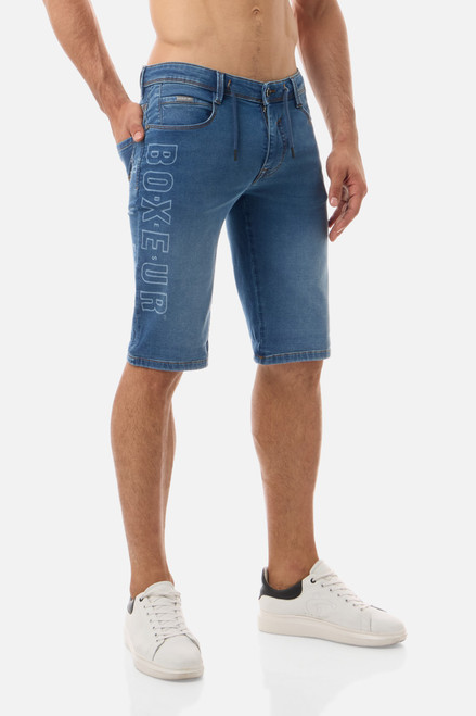 Knit Denim Mid Blue