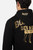 Felpa Full-Zip Iconica Black con Logo Gold