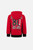 Felpa Kids Con Cappuccio Rossa
