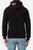 Felpa Nera Con Cappuccio E Logo Rivisitato
