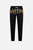 Pantaloni Neri Con Logo Frontale Black-Gold