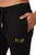 Pantalone Lungo Nero e Oro