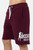 Pantaloncino Bordeaux Con Logo