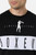 T-Shirt Nera Con Inserti A Contrasto