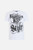 T-Shirt Bianca Graficata In Stile Chicano