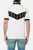 Polo Con Inserto A "V" White-Gold