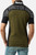 Polo Verde Militare Con Inserti Army